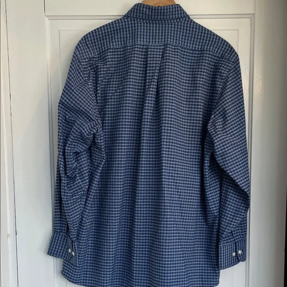 Men's Dockers Battery Street Blue Checkered Shirt Size Large - Picture 5 of 5